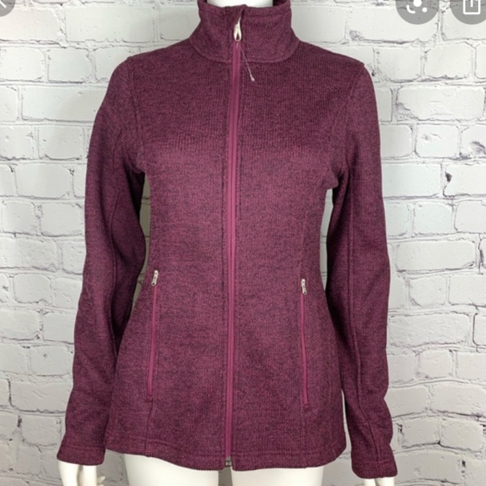 Like New Spyder Fleece Maroon Jacket